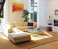 Talne obloge v dnevni sobi